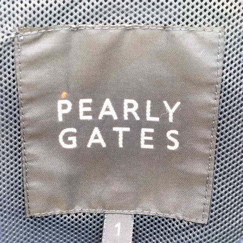 パーリーゲイツ PEARLY GATES 裏地メッシュロゴプリント ナンバリング プルオーバー レディース 1