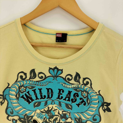 ディーゼル DIESEL y2k ロゴプリント WILD EAST ショートスリーブTシャツ レディース import:M