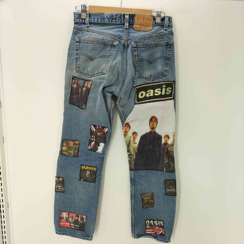 Levis USA製 501 カスタム バンド パッチ デニム パンツ メンズ W:34 L:32