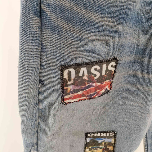 Levis USA製 501 カスタム バンド パッチ デニム パンツ メンズ W:34 L:32