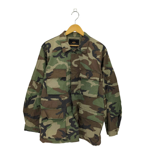 アルファインダストリーズ ALPHA INDUSTRIES B.D.U. ミリタリー ジャケット メンズ L
