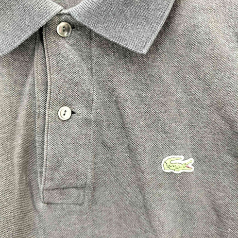 ラコステ LACOSTE 鹿の子 長袖 ポロシャツ メンズ JPN:S