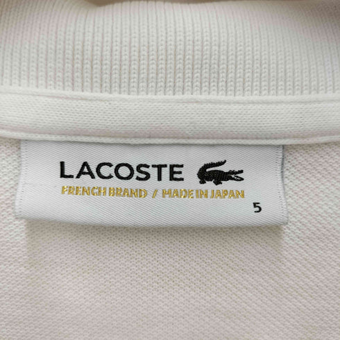 ラコステ LACOSTE 鹿の子 長袖 ポロシャツ メンズ JPN:S