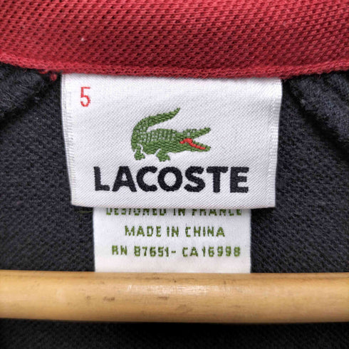 ラコステ LACOSTE 鹿の子 長袖 ポロシャツ メンズ JPN:S