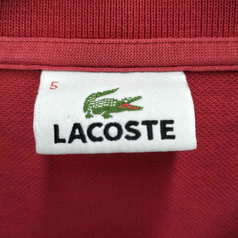 ラコステ LACOSTE 鹿の子 長袖 ポロシャツ メンズ 5