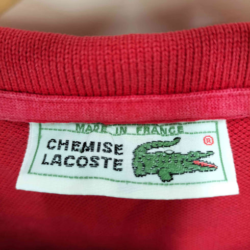 シュミーズラコステ CHEMISE LACOSTE 80S-90S 鹿の子 ポロシャツ メンズ 5