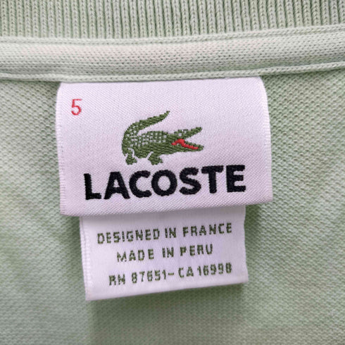 ラコステ LACOSTE 鹿の子 ポロシャツ メンズ 5