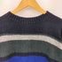 サカイ Sacai マルチカラー ボーダー クルーネック ニットセーター メンズ 2