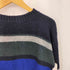 サカイ Sacai マルチカラー ボーダー クルーネック ニットセーター メンズ 2