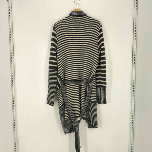ニールバレット NEIL BARRETT イタリア製 ストライプ柄ニットカーディガン メンズ XXS