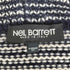 ニールバレット NEIL BARRETT イタリア製 ストライプ柄ニットカーディガン メンズ XXS