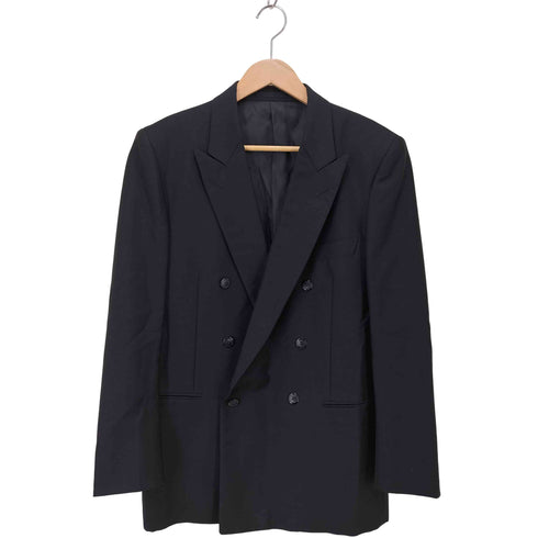 イヴサンローラン Yves Saint Laurent 70s 80s ダブルブレスト テーラードジャケット メンズ 180