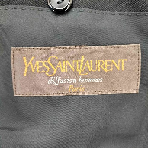 イヴサンローラン Yves Saint Laurent 70s 80s ダブルブレスト テーラードジャケット メンズ 180