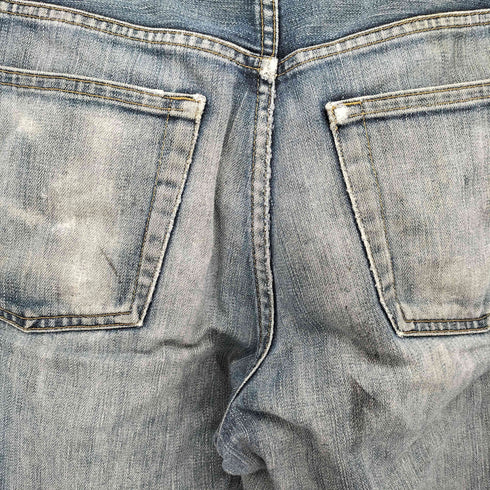 トミーヒルフィガー TOMMY HILFIGER クラッシュ ダメージ ストレート デニム パンツ メンズ 31/32