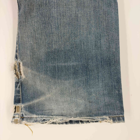 トミーヒルフィガー TOMMY HILFIGER クラッシュ ダメージ ストレート デニム パンツ メンズ 31/32