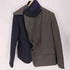 サカイ Sacai 24AW ウール ストライプ ドッキング シングル テーラード ジャケット チンストラップ付 メンズ 1