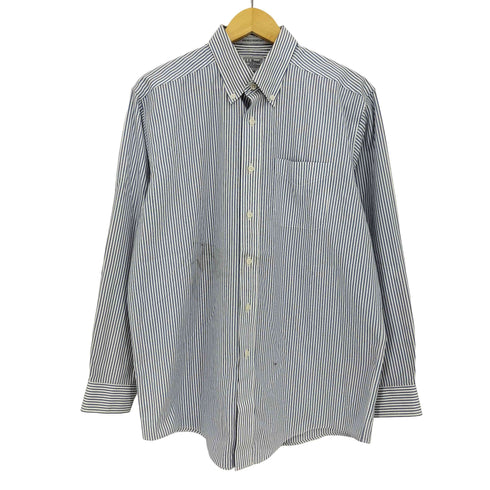 エルエルビーン L.L.Bean 00s Wrinkle Resistant ストライプ ボタンダウンシャツ メンズ 15 ½-33