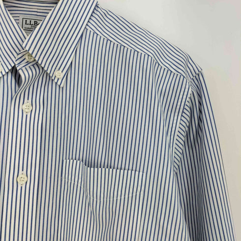エルエルビーン L.L.Bean 00s Wrinkle Resistant ストライプ ボタンダウンシャツ メンズ 15 ½-33