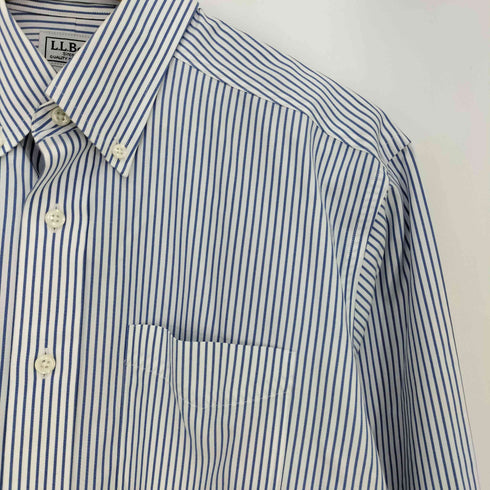 エルエルビーン L.L.Bean 00s Wrinkle Resistant ストライプ ボタンダウンシャツ メンズ 15 ½-33