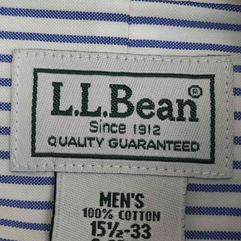 エルエルビーン L.L.Bean 00s Wrinkle Resistant ストライプ ボタンダウンシャツ メンズ 15 ½-33