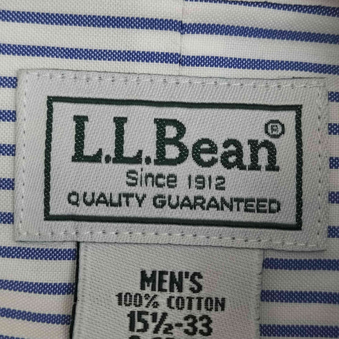 エルエルビーン L.L.Bean 00s Wrinkle Resistant ストライプ ボタンダウンシャツ メンズ 15 ½-33