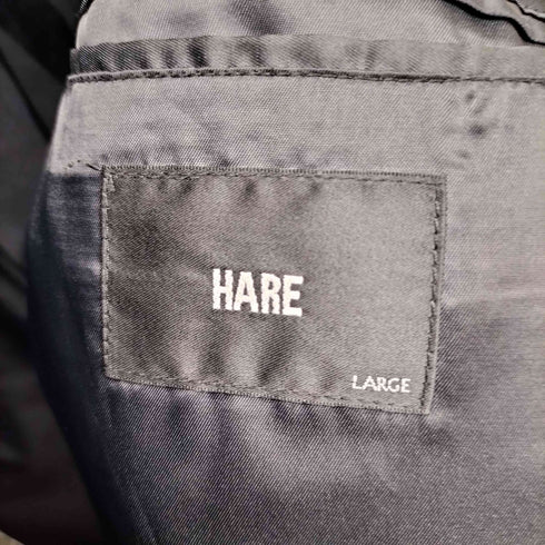 ハレ HARE ノーカラー コート メンズ JPN:L