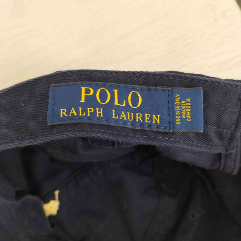 ポロラルフローレン POLO RALPH LAUREN コットン ポニー刺繍 6パネルキャップ レディース ONE SIZE