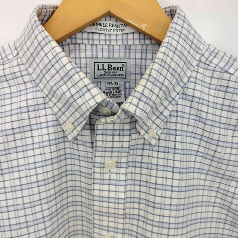 エルエルビーン L.L.Bean 00s Wrinkle Resistant チェック ボタンダウンシャツ メンズ 15 ½-33