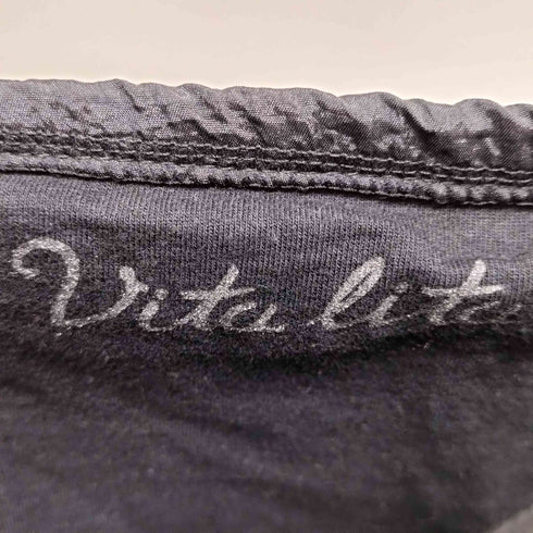 VIYA LITA ナイロン切替 アシンメトリーキャミワンピース レディース