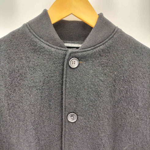 ヨウジヤマモト Yohji Yamamoto collections SHRINKED WOOL SERGE PADDED DRAPE COAT レディース 2
