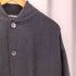 ヨウジヤマモト Yohji Yamamoto collections SHRINKED WOOL SERGE PADDED DRAPE COAT レディース 2