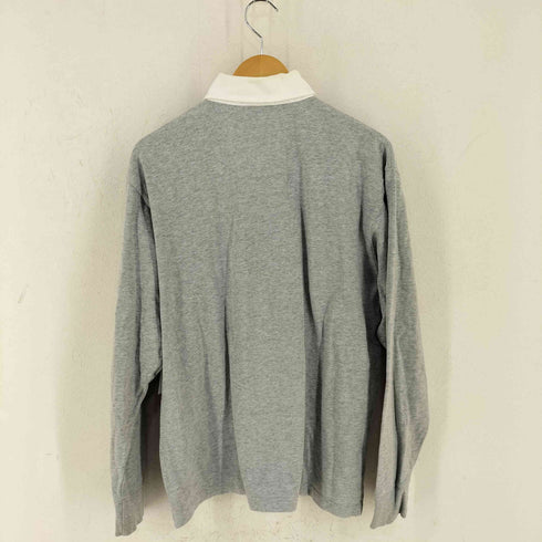 ポロバイラルフローレン Polo by RALPH LAUREN 90S ロゴワッペン付 ラガーシャツ メンズ import:L