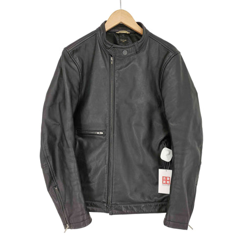ポールスミスジーンズ Paul Smith JEANS カウレザーシングルライダースジャケット メンズ import:L