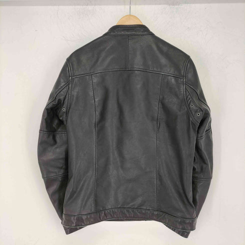 ポールスミスジーンズ Paul Smith JEANS カウレザーシングルライダースジャケット メンズ import:L
