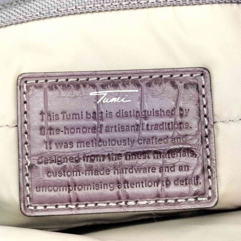トゥミ TUMI GEORGETOWN ジョージタウンフォレストアタッシュ 2WAY クロコ型押しブリーフケース メンズ