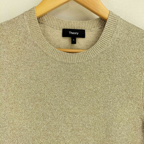 セオリー theory 24SS Metallic Cupro Slim Crew レディース import:S