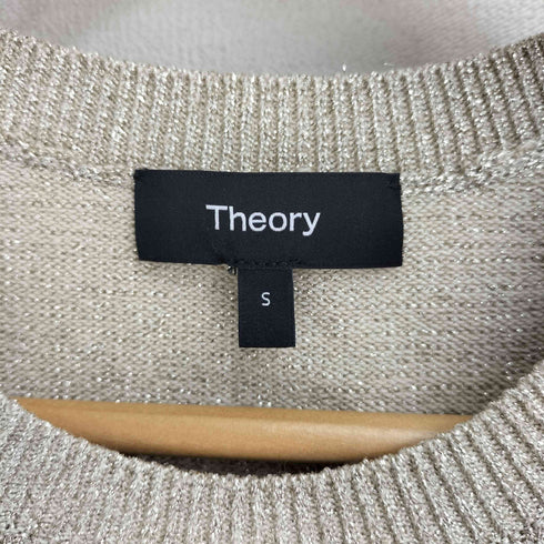 セオリー theory 24SS Metallic Cupro Slim Crew レディース import:S