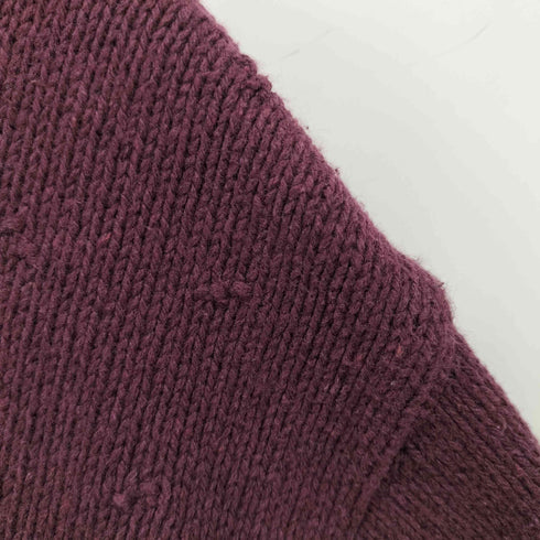 ノーザンリフレクションズ NORTHERN REFLECTIONS 90S カナダ製 刺繍 ランダム編み コットン ニット メンズ import:L