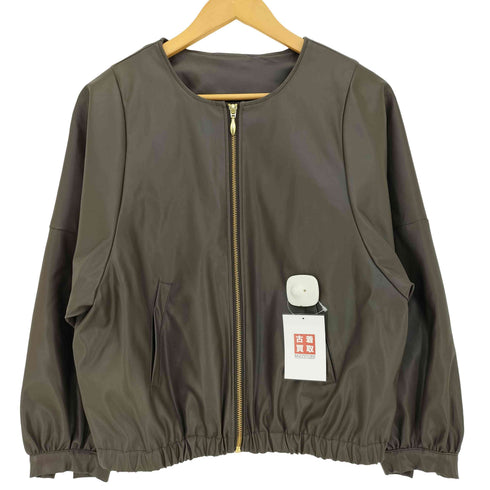 グローブ grove フェイクレザーブルゾン レディース JPN:M