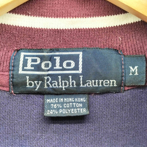 ポロバイラルフローレン Polo by RALPH LAUREN 90S POLO レタード ジップアップ トラック ジャケット メンズ import:M