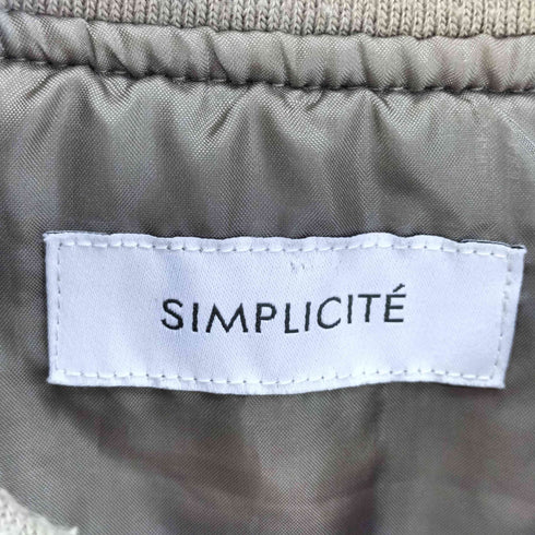 シンプリシテェ SIMPLICITE 2wayコンパクトワイドMA-1 レディース