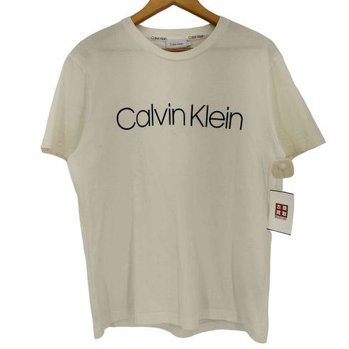 カルバンクライン CALVIN KLEIN LOGO S/S TEE ロゴプリント Tシャツ メンズ import:L