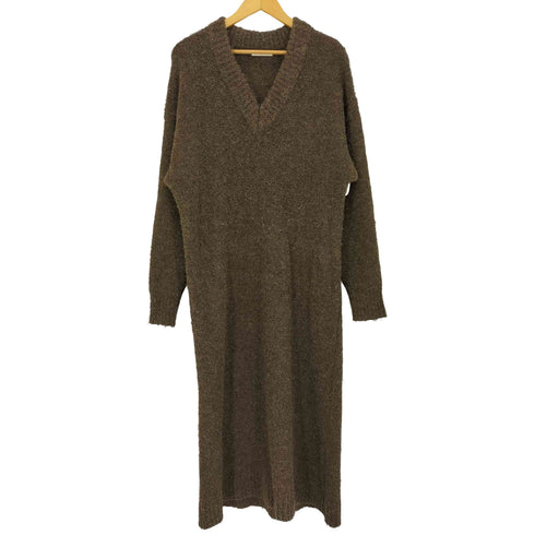 フリークスストア FREAKS STORE 24aw ミニ ブークレ Vネック ニット ワンピース レディース FREE