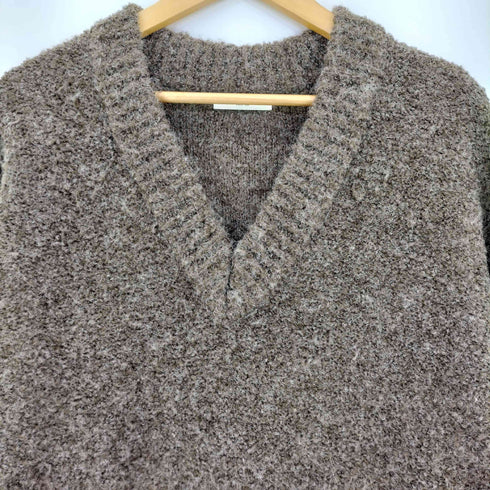 フリークスストア FREAKS STORE 24aw ミニ ブークレ Vネック ニット ワンピース レディース FREE