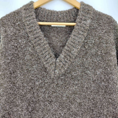 フリークスストア FREAKS STORE 24aw ミニ ブークレ Vネック ニット ワンピース レディース FREE