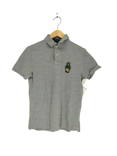 ポロラルフローレン POLO RALPH LAUREN CUSTOM SLIM FIT ポロベア刺繍 S/Sポロシャツ メンズ import:S