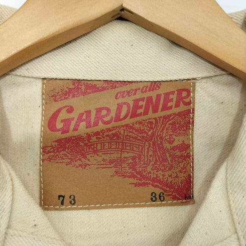 GARDENER OVERALLS 579XX 2nd型 大戦モデル 月桂樹ボタン Tバック デニム トラッカージャケット メンズ 36