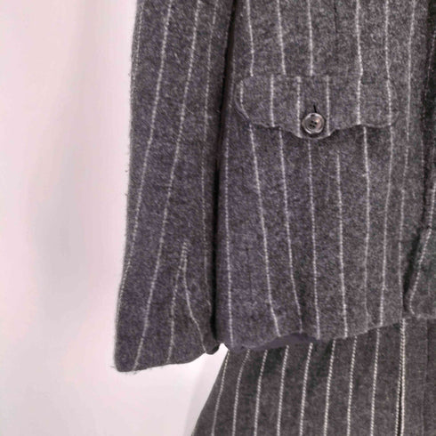 コムデギャルソン COMME des GARCONS AD1994 メタモルフォシス期 巻きスカートドッキングウール縮絨ジャケット メンズ JPN:M