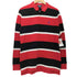 ポロバイラルフローレン Polo by RALPH LAUREN 90s ポニー刺繍 鹿の子 ボーダー L/S ポロシャツ メンズ import:XL