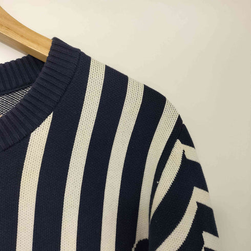 ブラックレーベルクレストブリッジ BLACK LABEL CRESTBRIDGE 幾何学柄 ニットセーター メンズ JPN:2